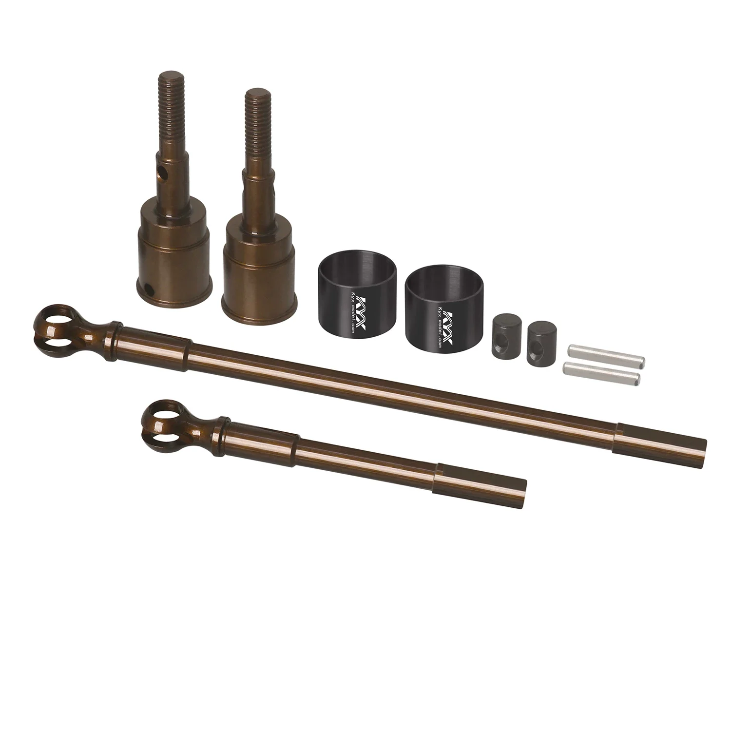 Hardened Tool Steel Front Axle CVD Drive Shaft for Axial SCX10III PRO AXI03028 RC Crawler Upgrade Parts