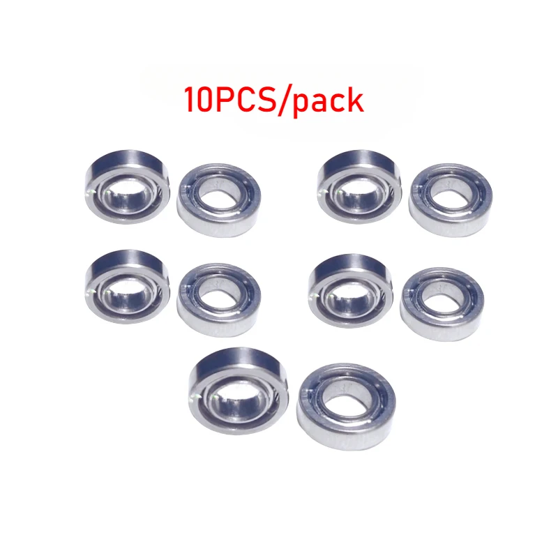 10PCS/Pack Dental Bearings SMR105 Fit for Slow Speed Turbine Bearing 5*10*3mm  Stainless Steel Dental Slow Bending Handpiece