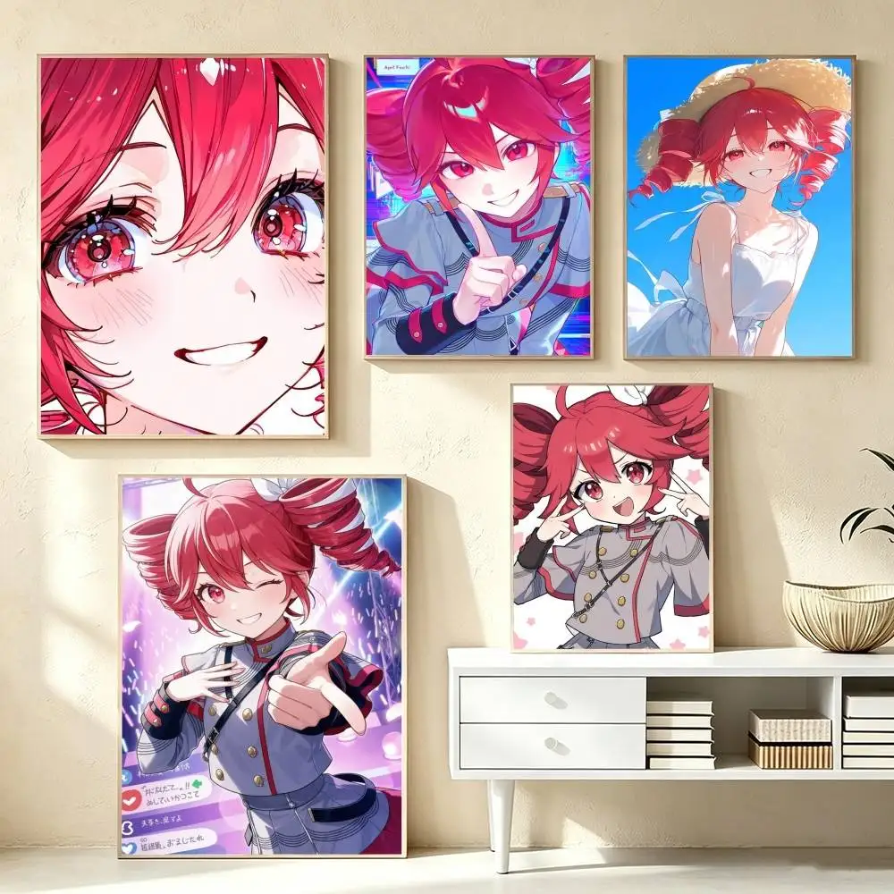 k-kasane t-teto Poster Waterproof Wall Art Sticker For Bar Living Room Vintage Decor High Quality Print Gift