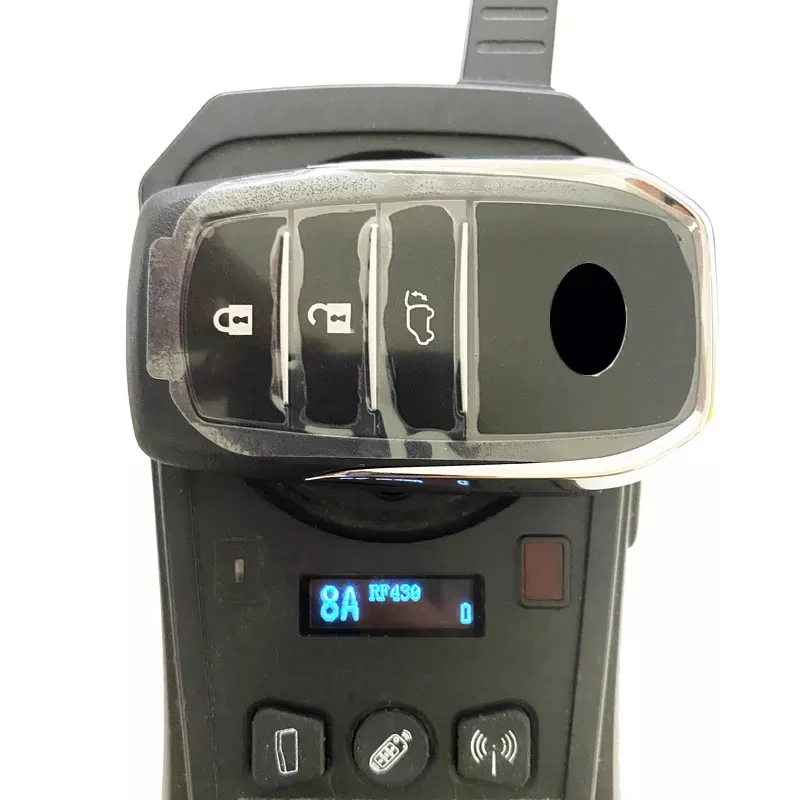 Cn007282 original 3 botões remotos chave do carro inteligente 433.92mhz fcc id b3u2k2p/0010 bm1ew/0182 número da placa para toyota fortuner