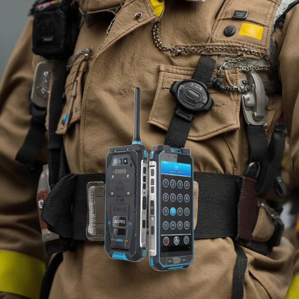 AORO M5 Android 8,1 teléfonos Android baratos uso LTE DMR PPT + POC doble walkie talkie teléfono inteligente teléfono móvil resistente