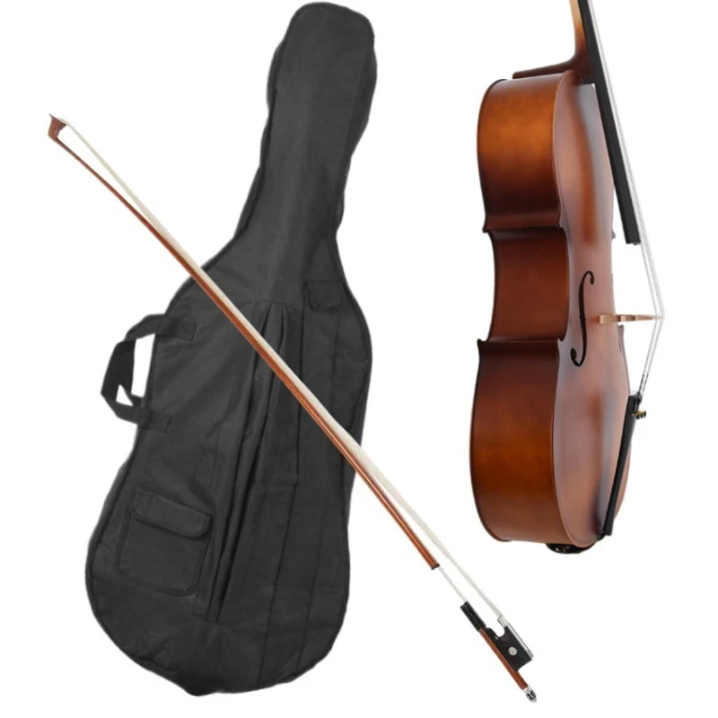 New Fashion Adult Beginner Matte Cello Instrument Beginner Student Professional Cello 1/2,3/4,4/4 Size High-end Handcrafting