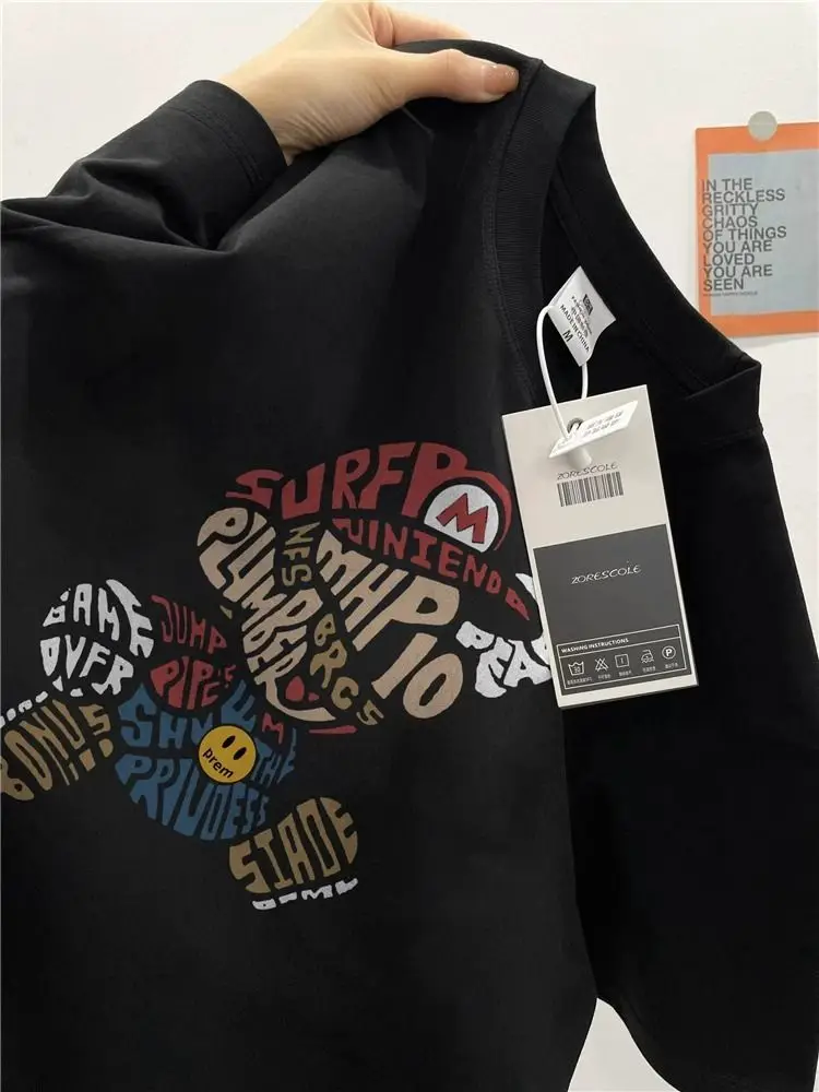 

Korean Style Cheap Casual Graphic Printed Cotton T-Shirt Harajuku Hip Hop Streetwear Oversized Loose Fit Tees for Women Men
