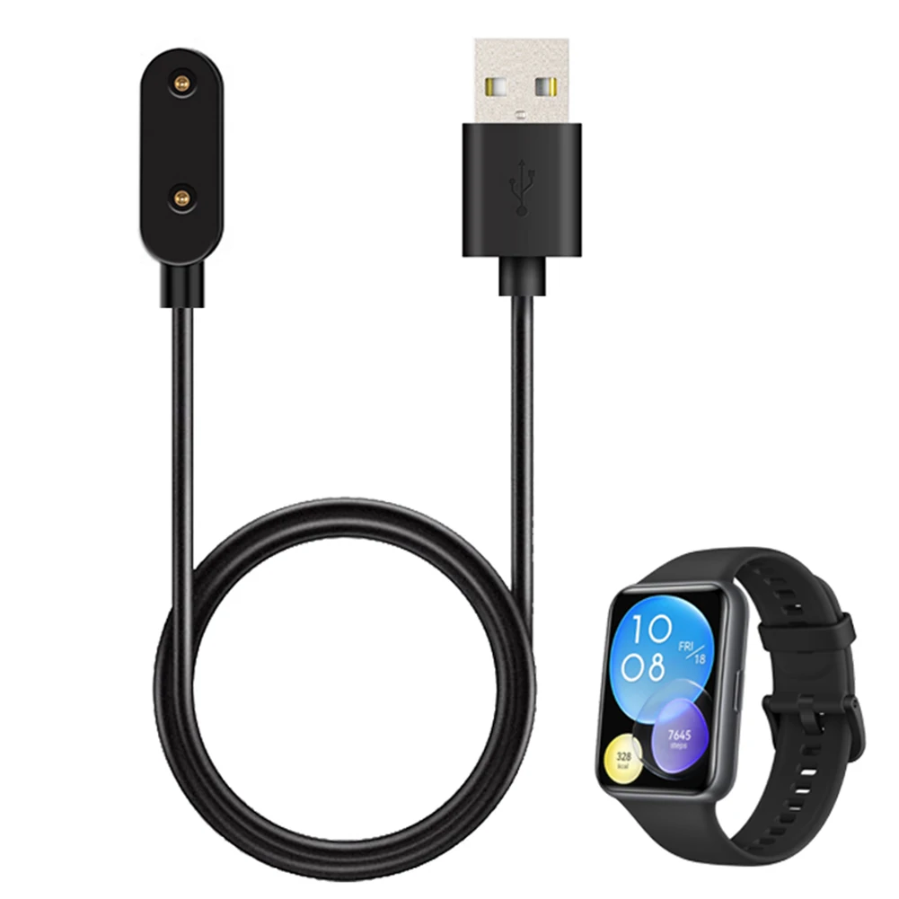 1 M USB Magnetyczny Kabel Ładujący Zamiennik Kabel Zasilający 5V 1A Przewód Ładujący do Huawei Watch Fit 2 Akcesoria