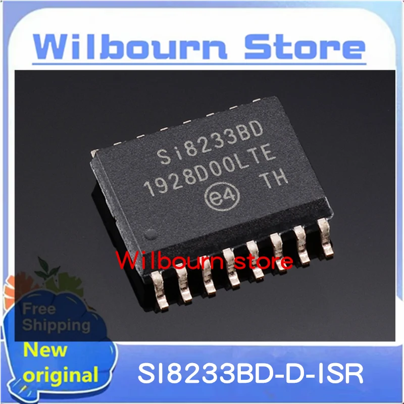 10PCS/LOT SI8233BD SI8233BD-D SI8233BD-D-IS SI8233BD-D-ISR SOP16 100% New Spot stock