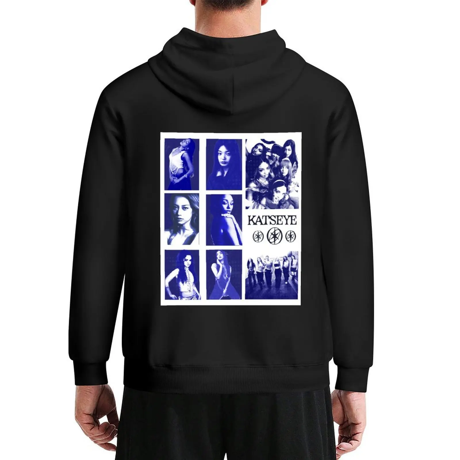 

blue katseye poster Hoodie autumn clothes blouse autumn jacket men fashion men hoodies for men