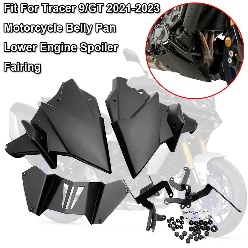 Tracer 9 GT New Motorcycle Belly Pan Engine Spoiler Fit For YAMAHA Tracer 9GT Tracer 9 GT 2021-2024 Lower Fairing Body Frame Pan