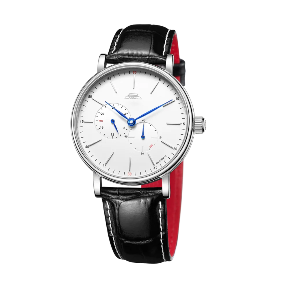 Beijing Watch Classic Series 24 Hours Dial 40mm Leather Man Watch Mechanical Automatic Skeleton Stainless Steel Watch Minimal