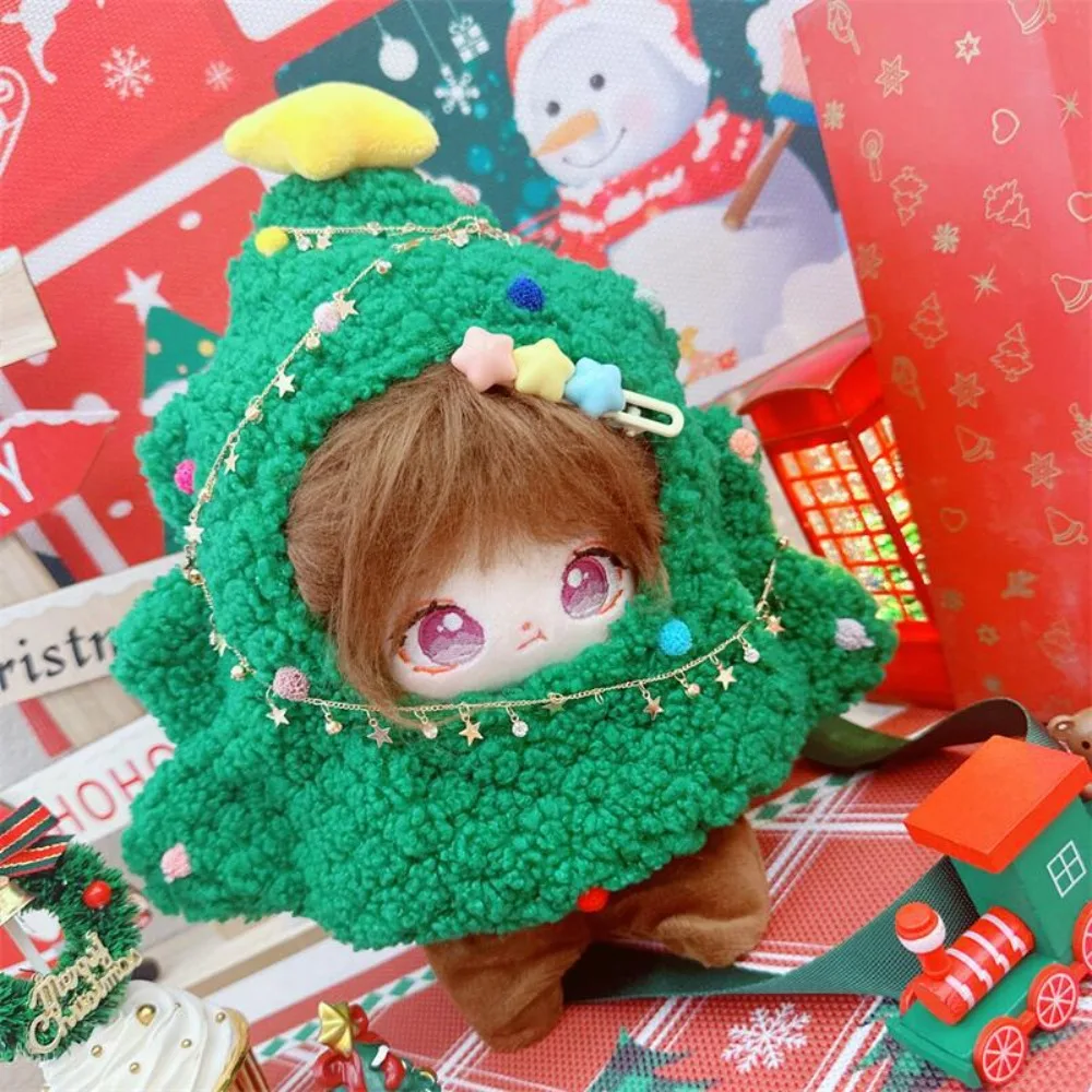 

Рождественская елка, 20 см, хлопковая кукольная одежда, мягкая кукла через плечо, костюм, сменный наряд, игрушки, одежда, аксессуары для куклы