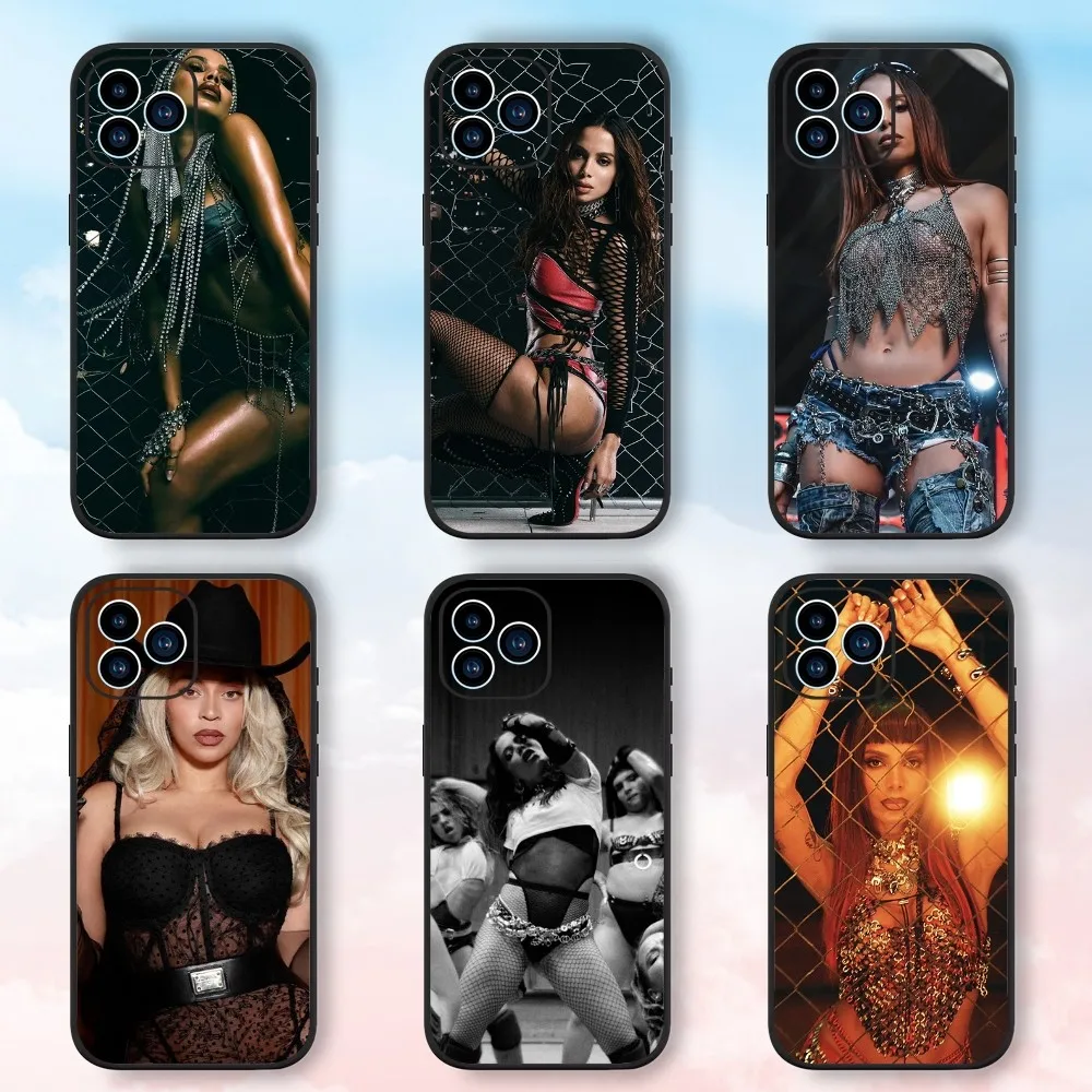 Singer Anitta Phone Case For Samsung Galaxy A51 A71 A41 A21S A11 A03S A12 A32 A52 5G Silicone Cover