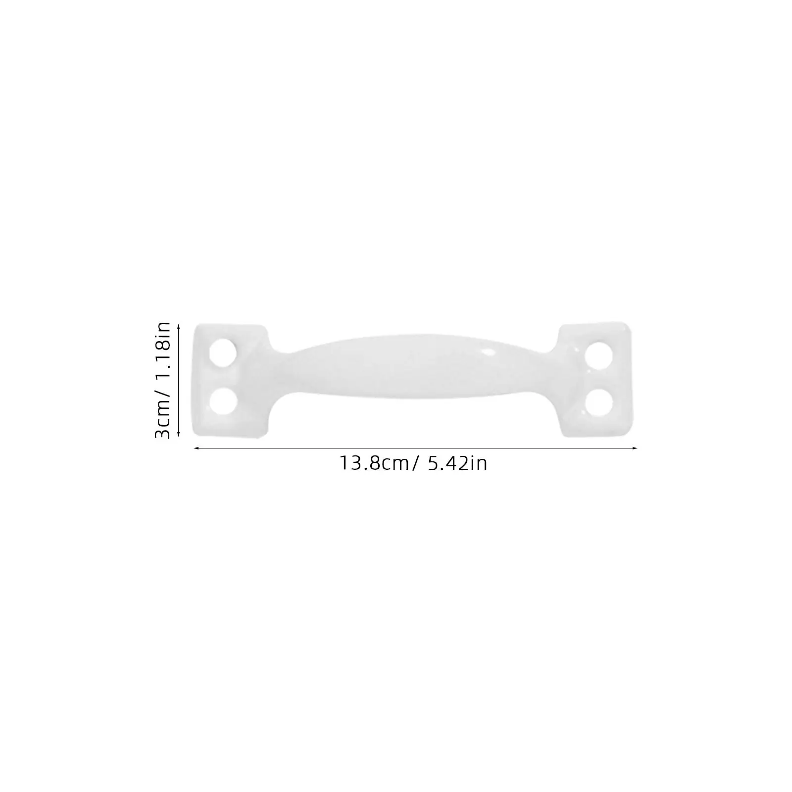1Set Robust Iron Vintage Door Handle Pull for Cabinets Drawers Dressers Closets Barn Doors Garage Gates Fence Metal Hardware