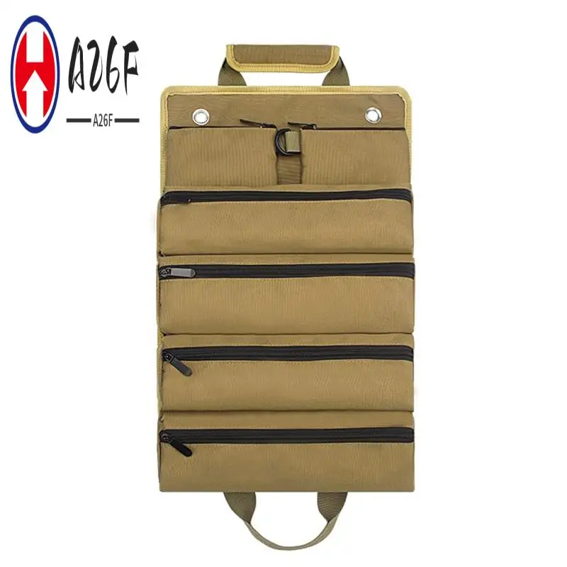 

A26F-многофункциональная портативная ткань Оксфорд, бытовая автомобильная сумка для хранения инструментов, рулонная сумка, комплект оборудования, сумка для инструментов электрика