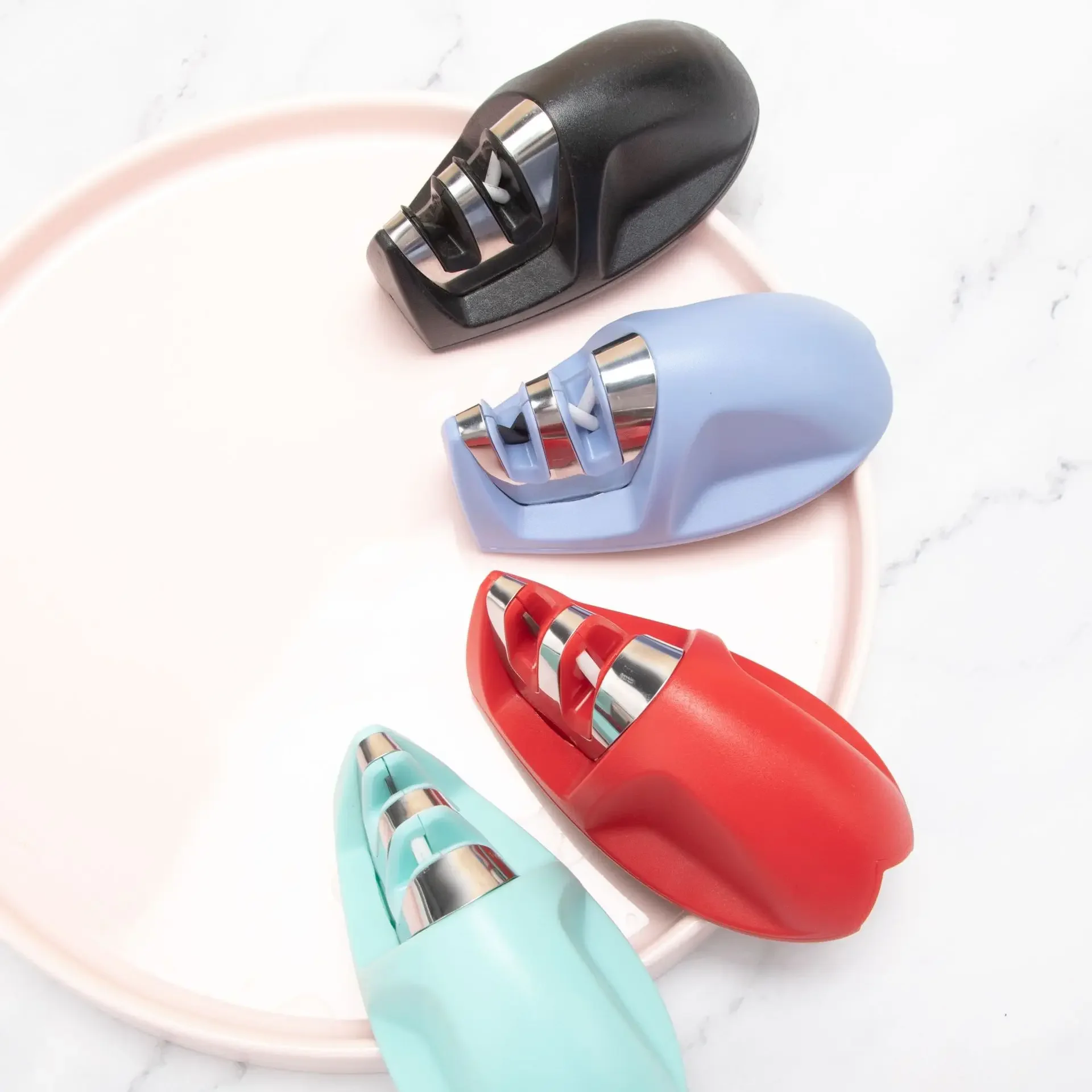 Mini Creative Mobile Sharpener Household Portable Rolling Sharpener Wholesale ABS Material