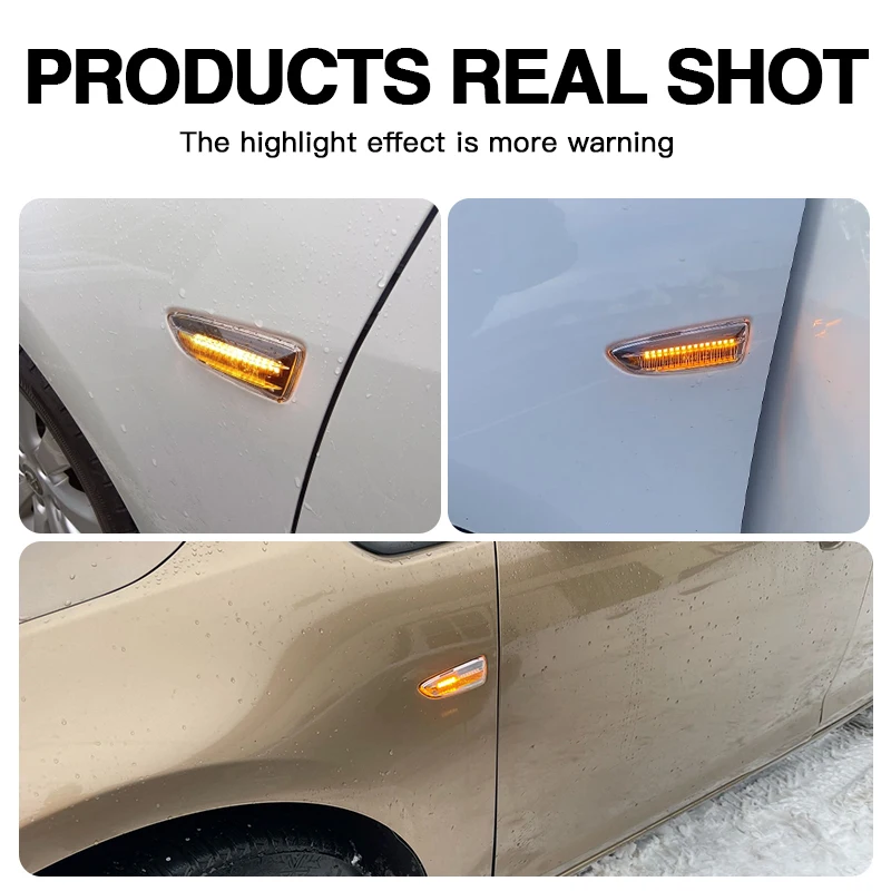 2 قطعة لأوبل فوكسهول أسترا J K كروسلاند X غراندلاند X شارة B سيارة LED أضواء العلامات الجانبية ديناميكية بدوره إشارة الوامض مصابيح #2