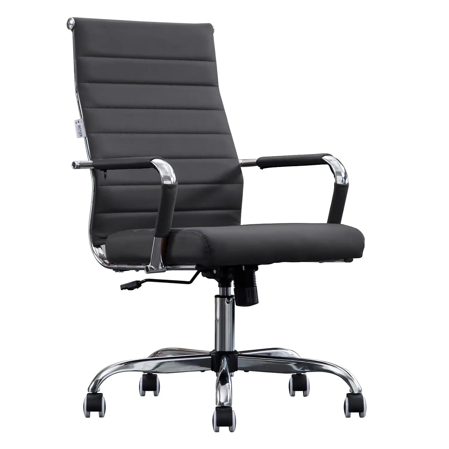 Home Office Chair Ribbed, Modern Leather Conference Room Chairs, Ergonomic Office Desk Chair, High Back Executive, Customized