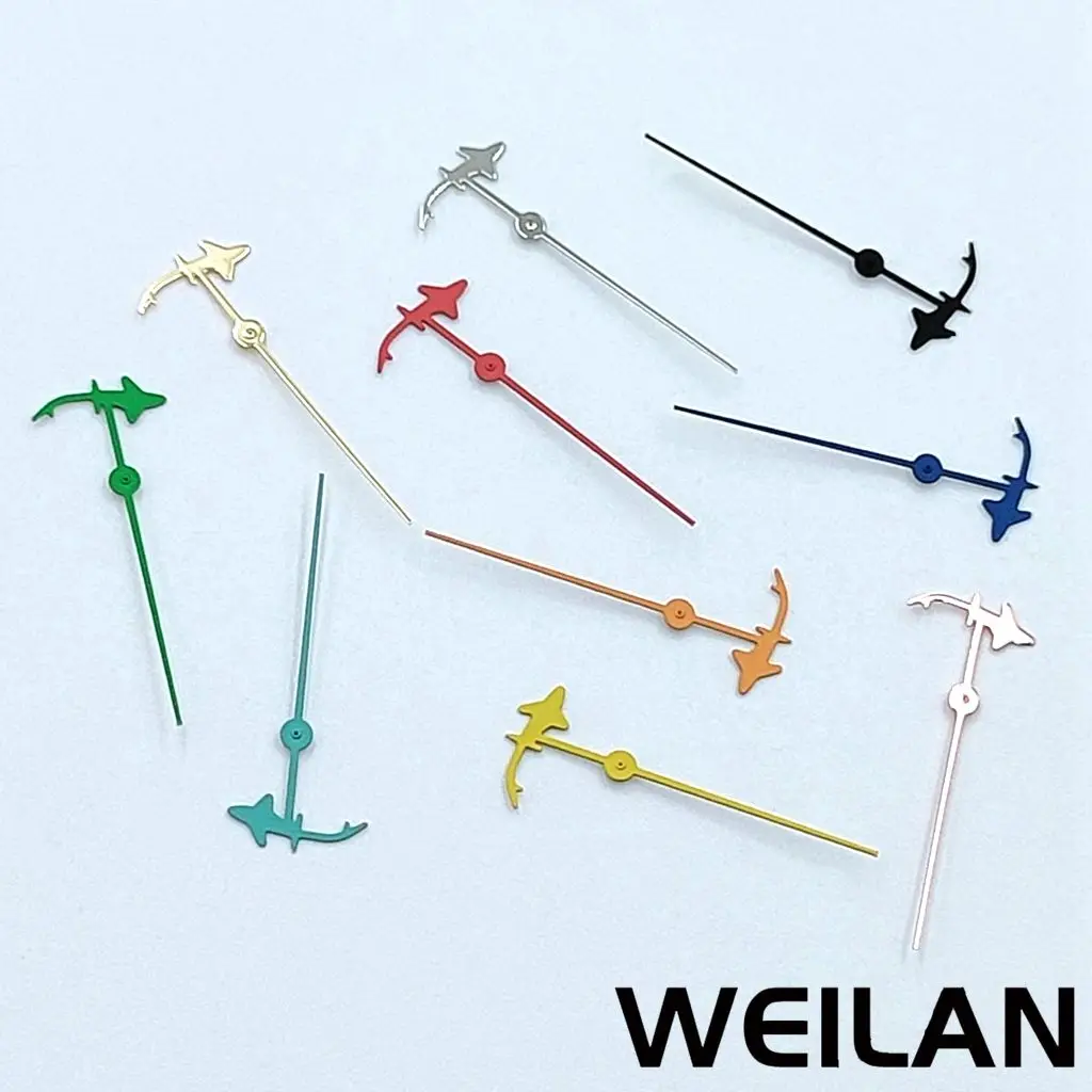 12.5mm NH35 NH36 7S26 7S36 4R35 4R36 Movements Silver Black Green Blue Red Yellow Orange Watch Single Second Hands Hands