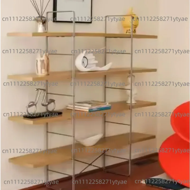 Only Bracket Excluding Wooden Nordic Vertical Cabinet Multi-layer Simple Storage Rack Retro Decorative Wall Display Rack Bracket