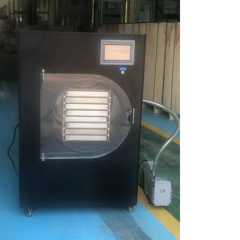 VBJX 10 كجم 40 كجم 50 كجم تجاري أوتوماتيكي بالكامل من الفولاذ المقاوم للصدأ مجفف تجميد صغير محمول