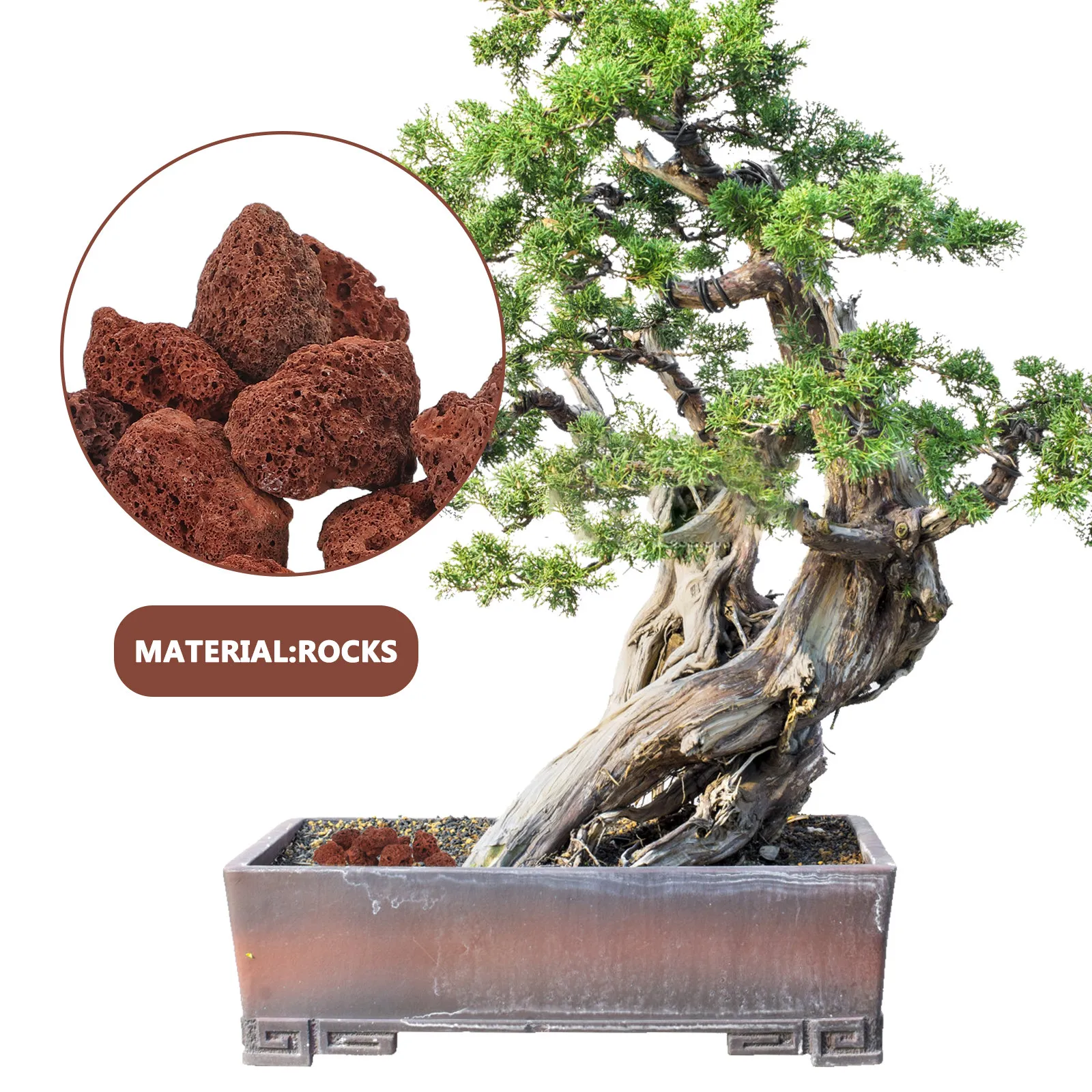 1Pack Large Red Volcanic Rocks - Aquarium Planted Soil ulasan dan harga