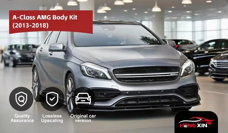 Upgraded Facelift Car Conversion Bumper Bodykit for W176 2013-2018 Years Conversion Kit A-class W176