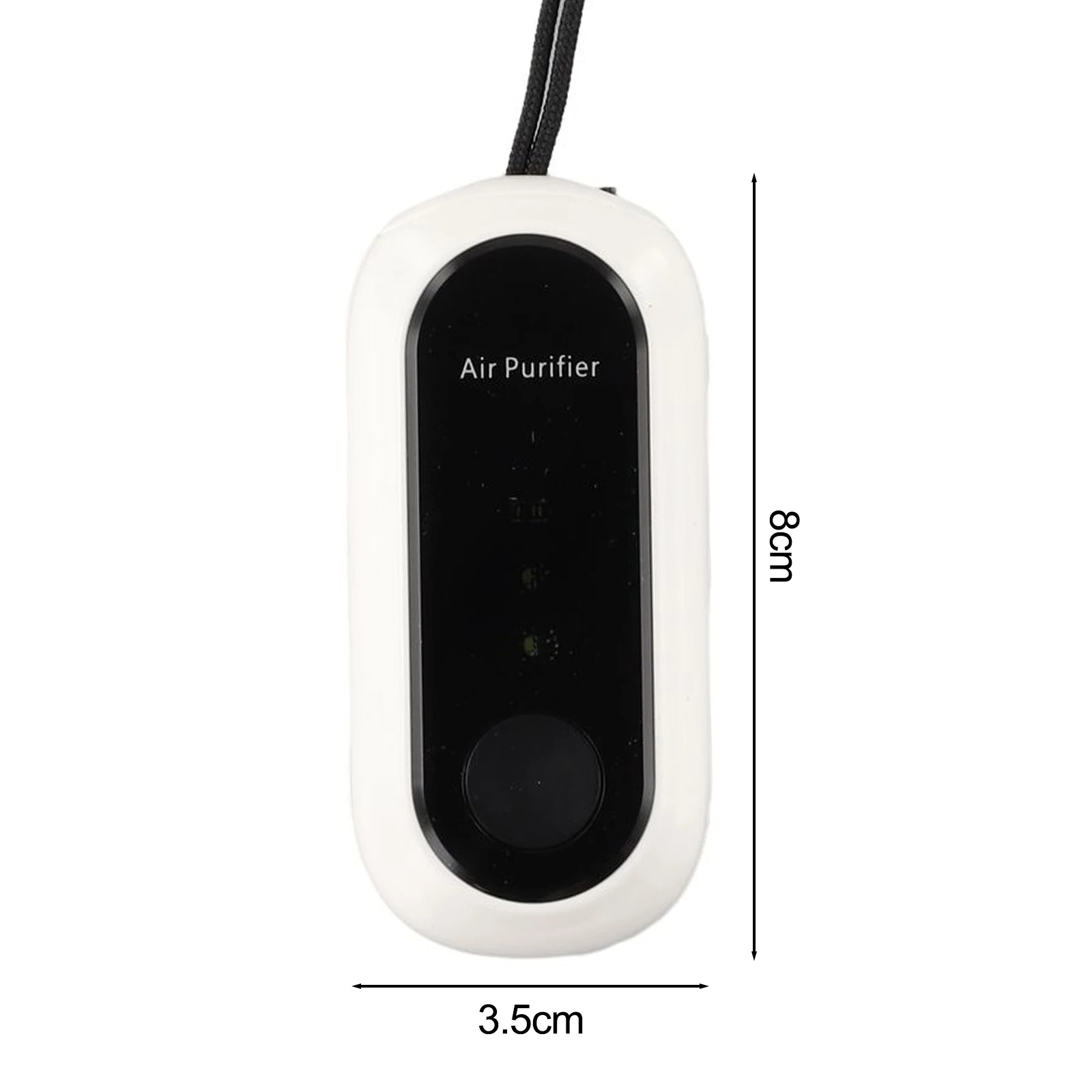 Convenient Hanging Neck Design  Portable HangingNegative Ions Purify Air Machine  Purify Air Anytime  Small Size  Easy to Carry