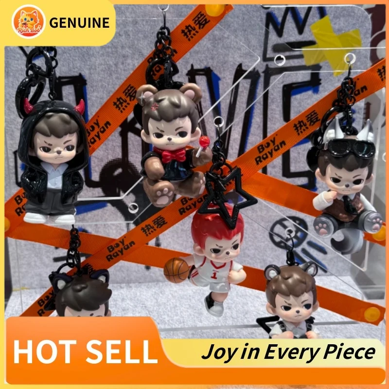 

Подлинная серия Rayan Love, слепая коробка, настольные крутые модели, брелок для ключей, креативная модная загадочная коробка, коллекционные каваи, модные подарки