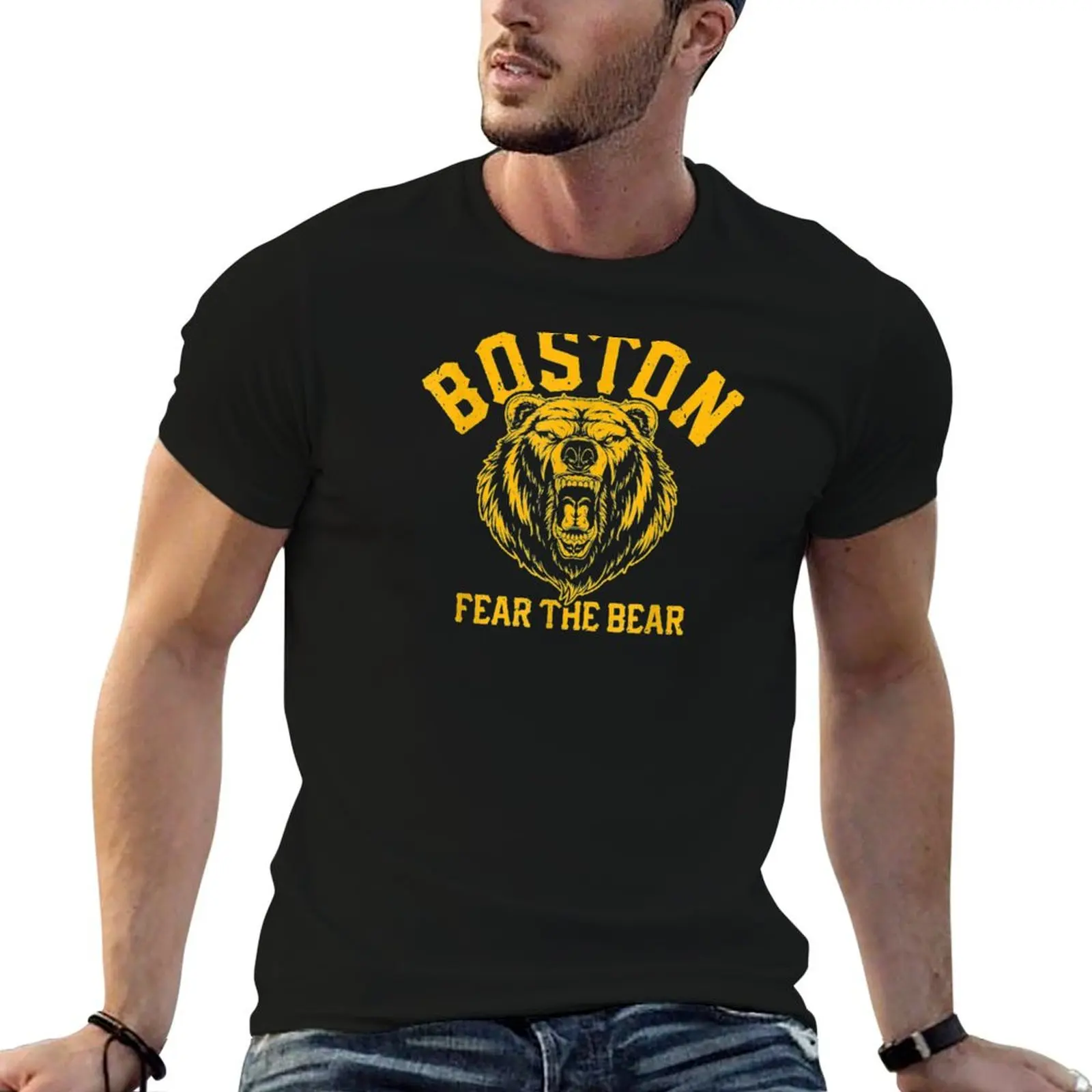 

graphic Hockey of The Beware Boston Bruin essential t Gift t Gameday Fear mens Bear T-Shirt shirt shirts