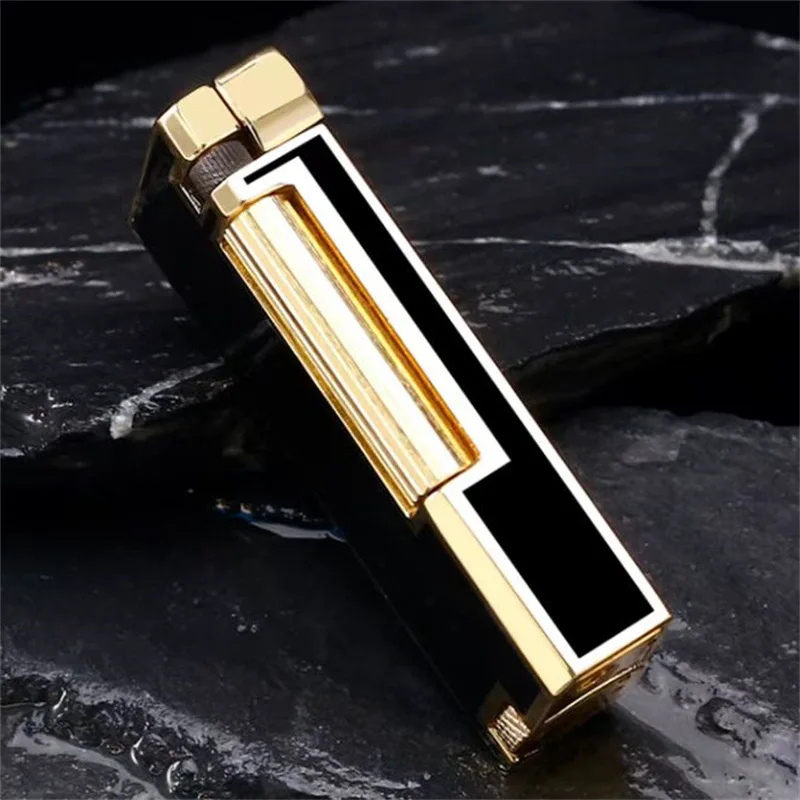 Metal Windproof Sideslip Grinding Wheel Flint Kerosene Lighter Mimi Portable Classic Creative Personalized High-end Gift Lighter