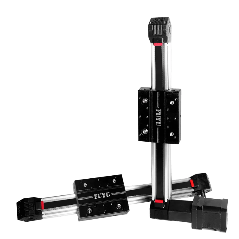 3500mm Stroke Range High Speed Double Shaft Cores Thin Slide Aluminum Linear Rail Guide With Motor & PLC