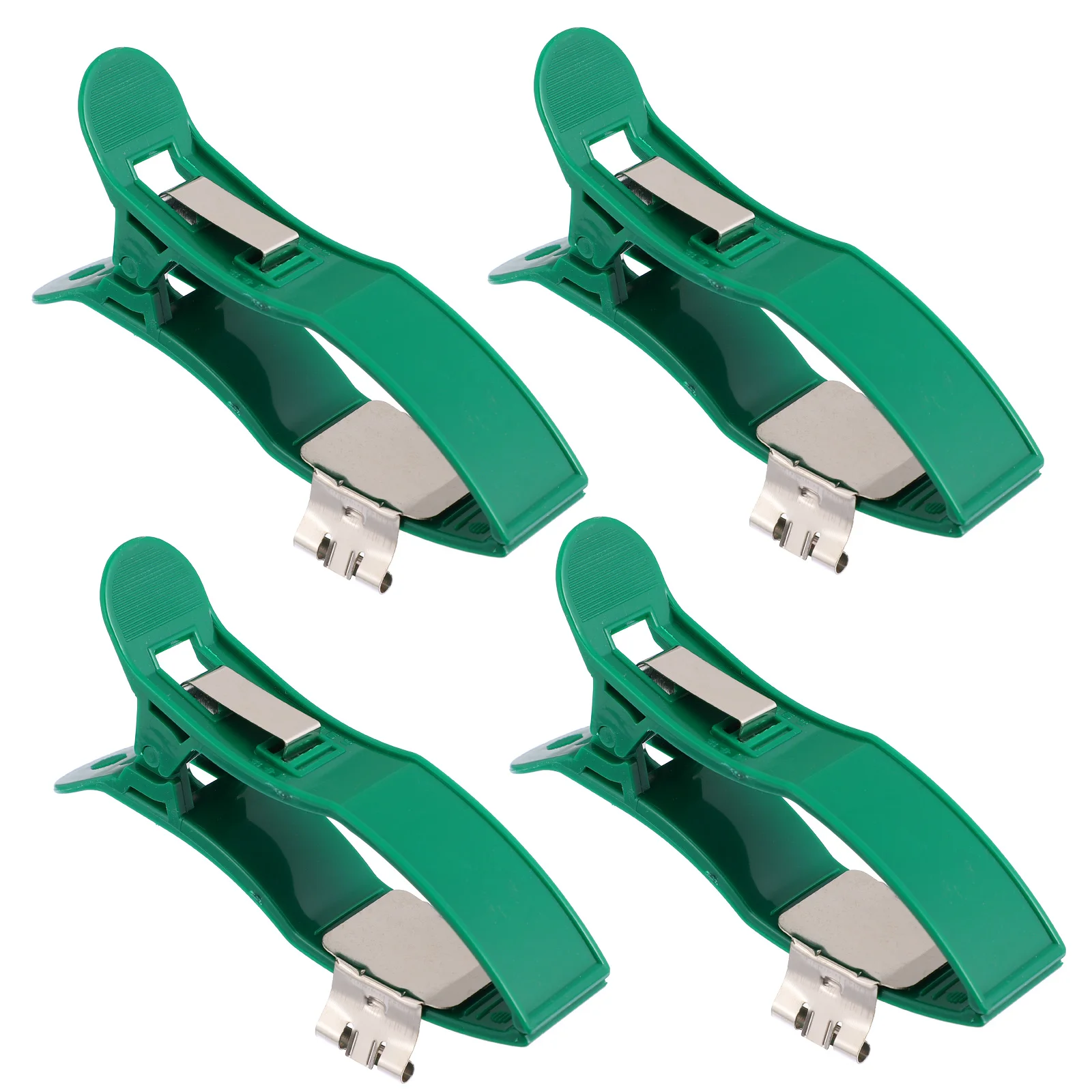 

4 Pcs Cardiac Electrode Clip for Testing Metal Heart Dual Purpose Screening Plastic Nickel-plated Iron