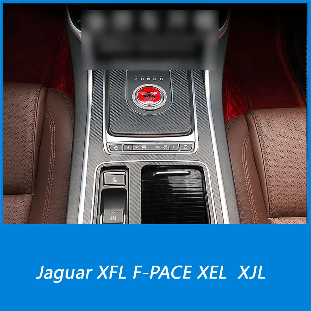 For Jaguar XFL F-PACE XEL XJL  Self Adhesive Car Stickers Carbon Fiber Vinyl Car stickers and Decals Car Styling Accessories