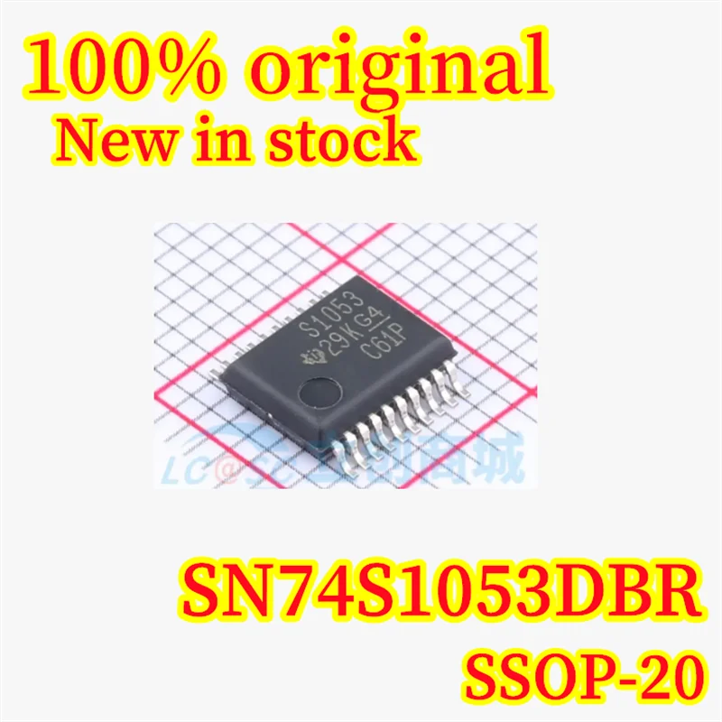 

(5/20pcs) SN74S1053DBR SN74S1053 S1053 SSOP-20 100% Brand New Original 16-Bit Schottky Barrier Diode Bus Termination Array Chip