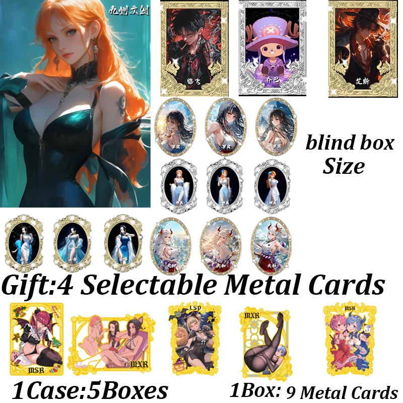 

One Piece Diamond Collection Card Jiu Zhou Wen Chuang Anime Character Nami Boa Hancock Yamato Luffy Uta Sexy Trading Game Cards