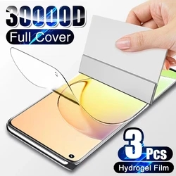 3PCS Protective Film for Realme 10T 10 9 8 Pro 10s 9i 8i Hydrogel Film For Realme GT Neo 5 SE 3 2 2T 3T Screen Protector Film