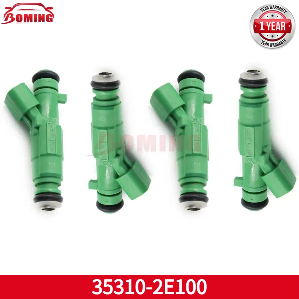 New Car Fuel Injector Nozzle 4pcs/lot Fits For HYUNDAI ELANTRA 1.8L L4 2011-2014 353102E100 35310 2E100 35310-2E100