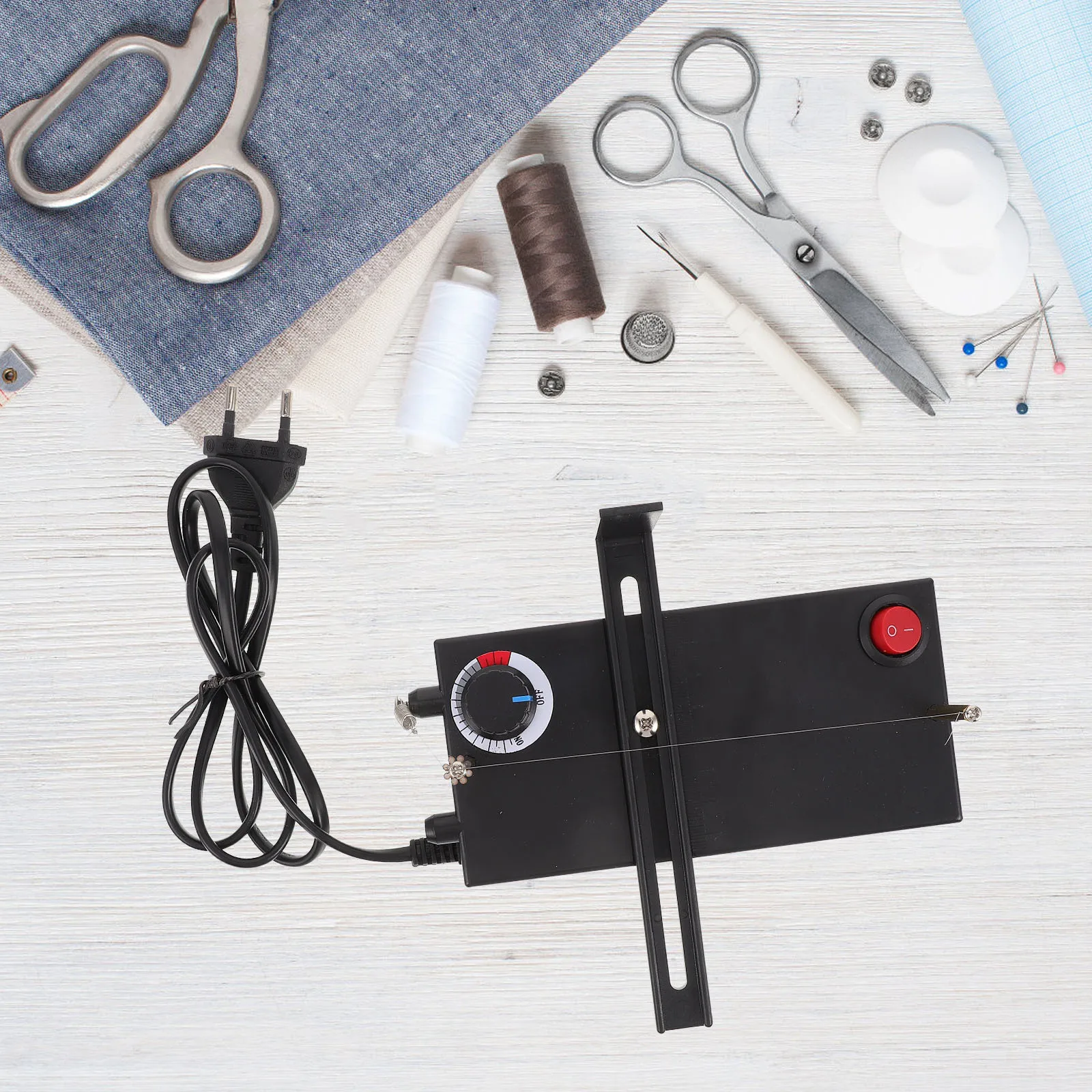 Electric Cutting Knife Hot Ribbon Machine Portable Wire Cutter Electrothermal Crafting Fabric Webbing DIY Machines