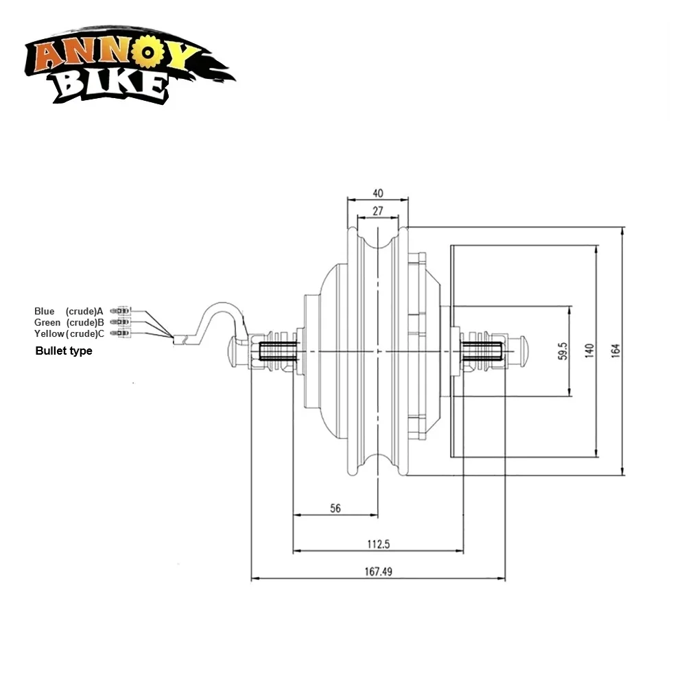 10 Inch Electric Bicycle Scooter Conversion Hub Motor 36V 48V 350W 500W 600W 800W 1000W Brushless Wheel Motorcycle Engine