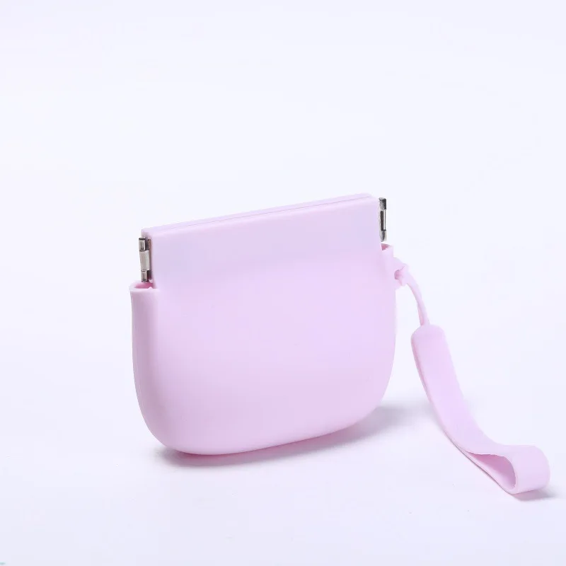 Small Waterproof Silicone Wallet Coin Purse Earphone Lipstick Organizer Bag Travel Portable Data Cable Storage Pouch Makeup Bag