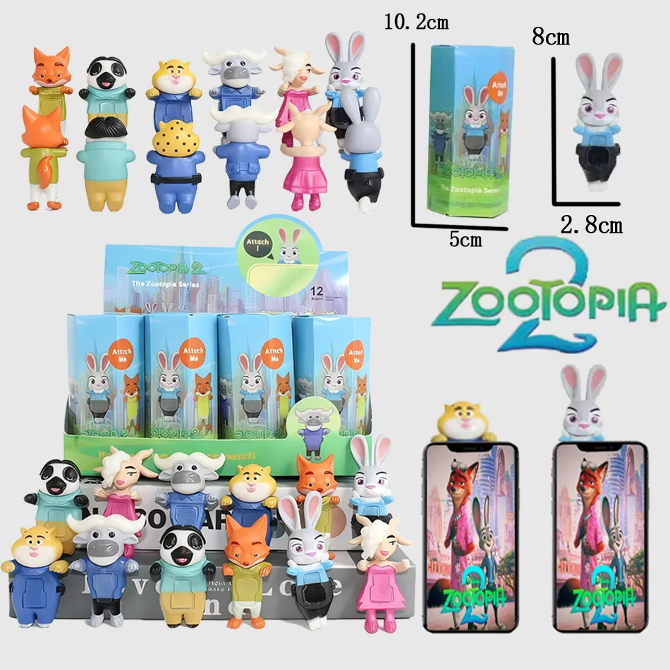 Nuovo cartone animato caldo angelo scatola cieca Zootopia bambola figura Unboxing divertente decorazione interna auto ornamento regali di compleanno