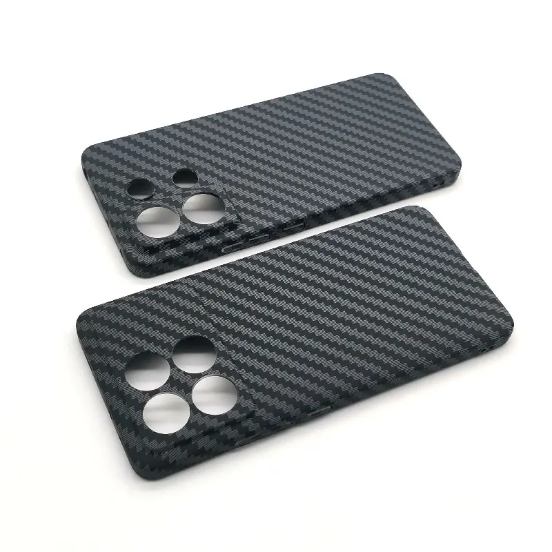 For Xiaomi Poco X6 Pro Phone Case Ultrathin Plastic Carbon Fiber Texture Pattern Back Protective Cover For Mi Poco X6 X6Pro case