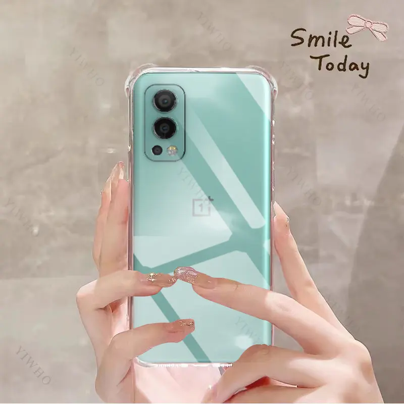 Clear Phone Case for OnePlus Nord 2 5G TPU Transparent Case for OnePlus Nord2 6.43\