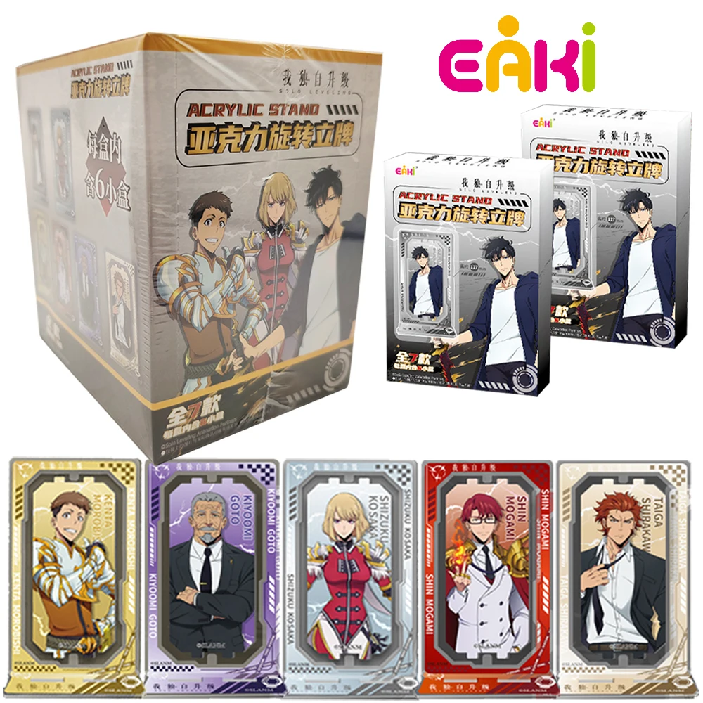 

New Genuine Eaki Solo Leveling Children's Favorite Birthday Surprise Gift Popular Anime Rotating Acrylic Figure Model Ornaments