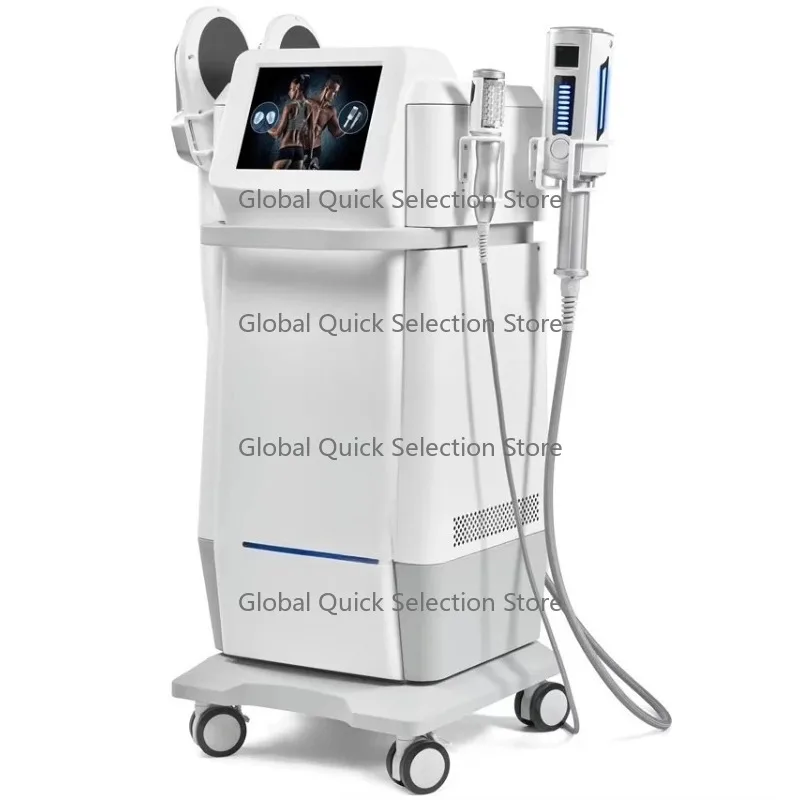 New Upgraded 2IN1EMS Muscle Building Apparatus Roller Machine An-ti Cellulite Face Lifting Body Slimm-ing Massage