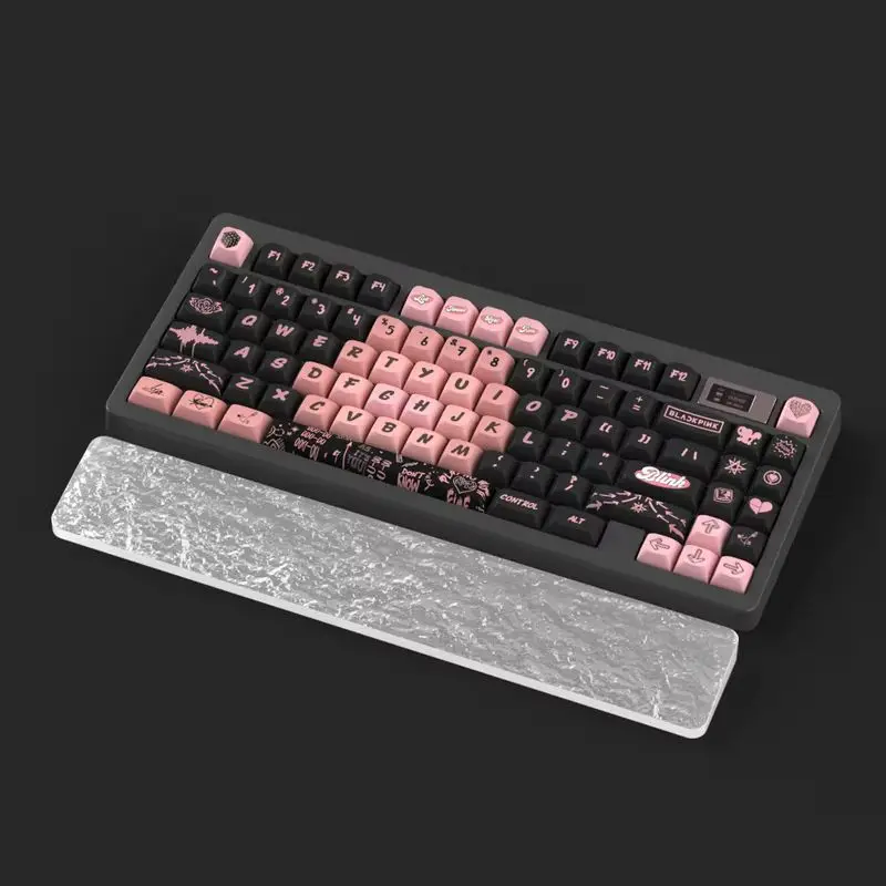 New  Acrylic Water Ripple Keyboard Hand Rest Comfortable Cushion High Wrist Pad Creative Palm Rest Wrist Offices Accessories