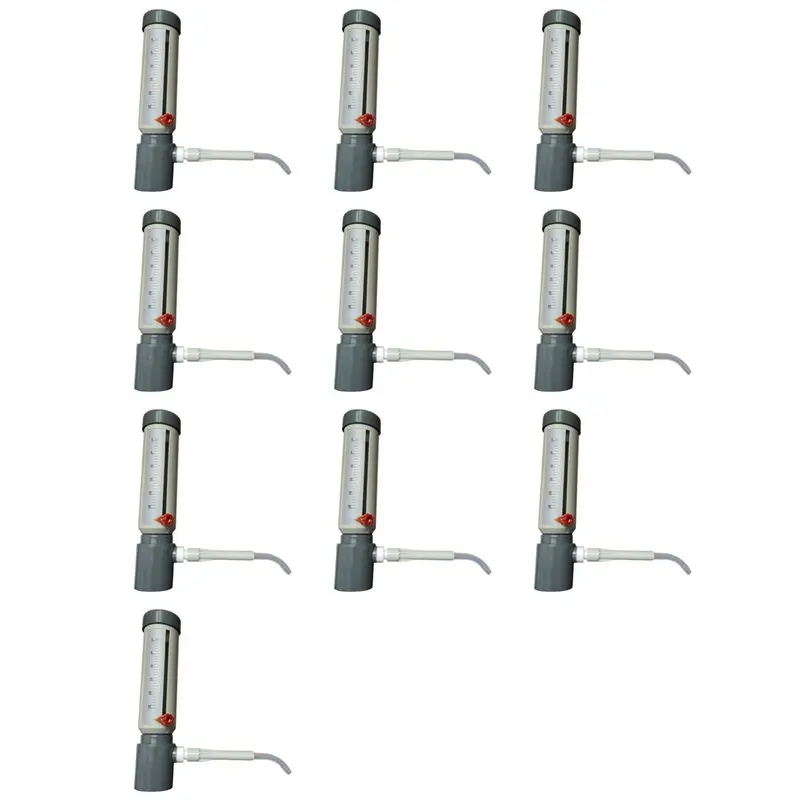 M11K-10X Lab Bottle Top Dispenser Economic Semi-Automatic Liquid Dispenser Sleeve Type 5-25 Ml Adjustable Liquid Adder