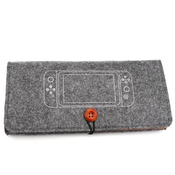 Estuche portátil ultradelgado, bolsa de transporte de fieltro para Nintendo Switch, bolsa de almacenamiento protectora profesional para NS Switch Lite