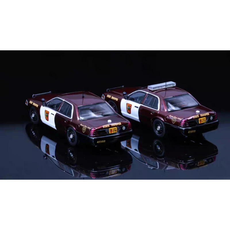 In stock 1:64 MSP Minnesota State Police alloy imitation vehicle model, boy toy gift, room collection statue