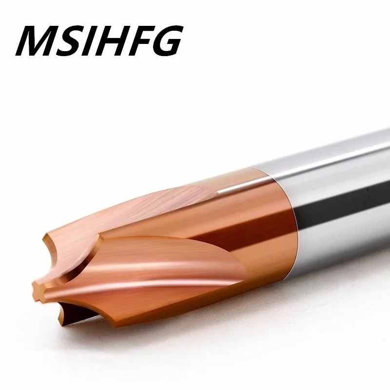 

HRC55 Inner R Milling Cutter Alloy Coating Tungsten Steel Tool Maching Endmill MSIHFG Milling Cutter Machine Endmill