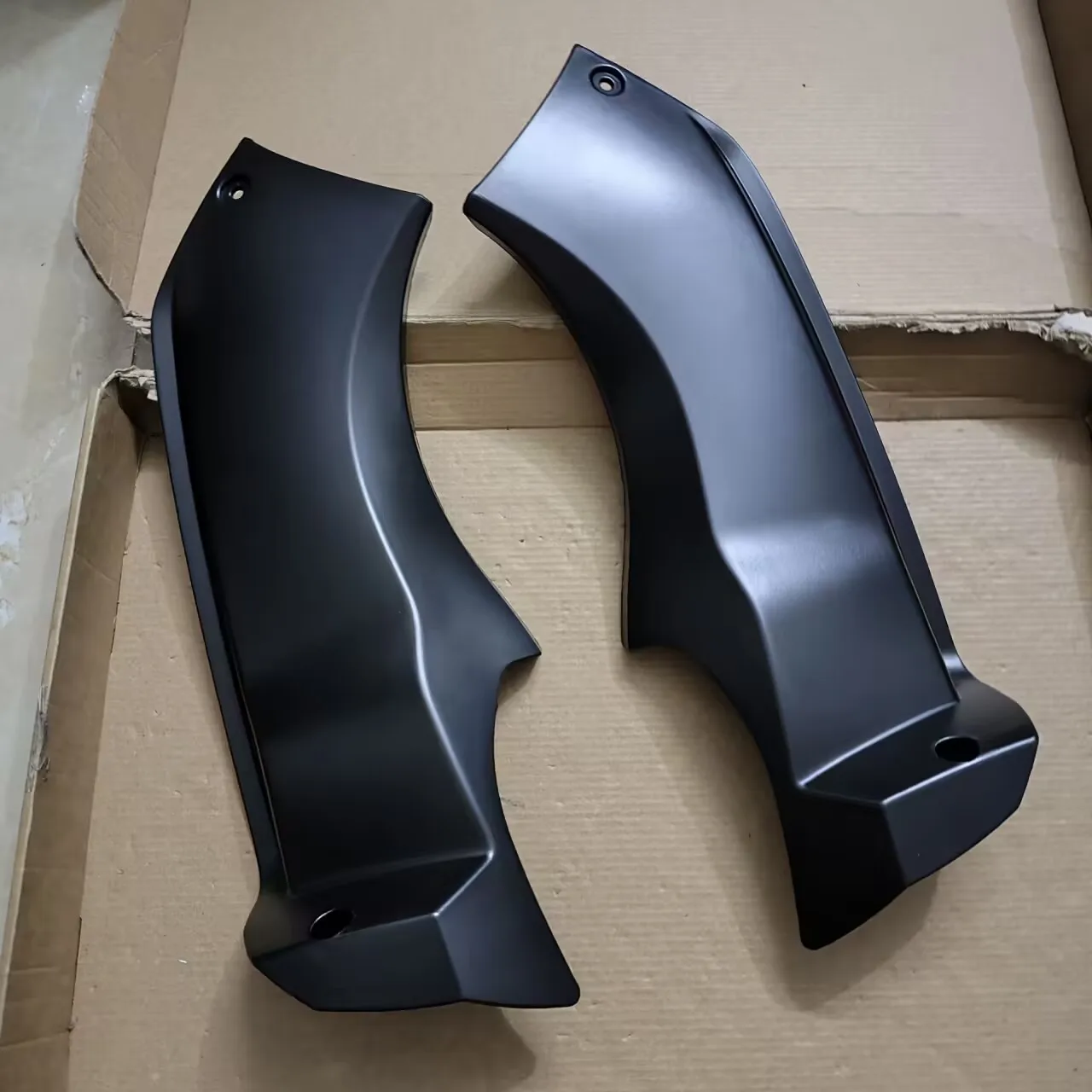 For Kawasaki Ninja ZX 6R 636 ZX-6R 2003 2004 ZX6R Front Tube Side Air Duct Cover Fairing Cowl Ram Intake Fairing Dash Panel Part view 6