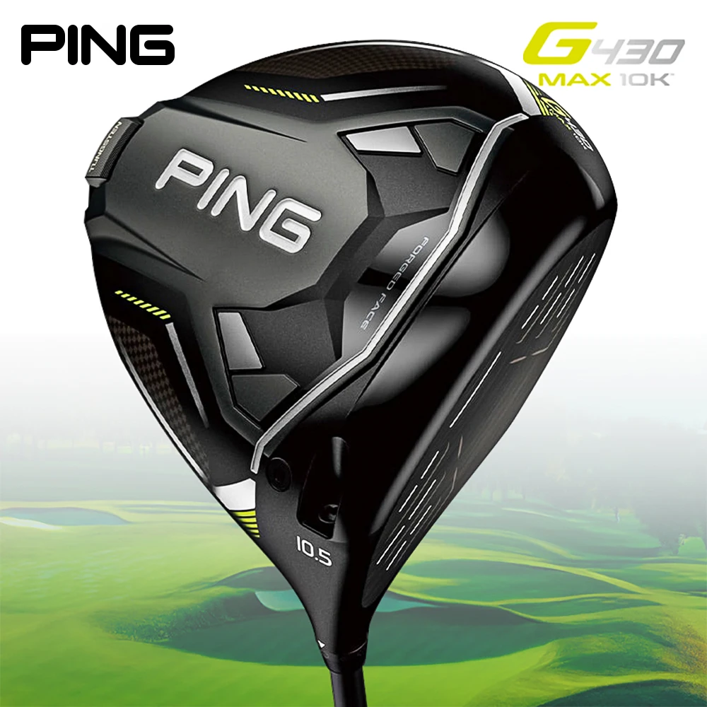 

PING Golf Clubs G430 MAX 10K Driver Golf 1 Wood 9/10.5 Degree with R/SR/S Graphite Shaft with Headcovers